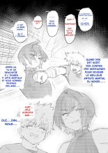 L'histoire de deux amis qui se sont séparés en se promettant de devenir plus forts, mais qui se sont retrouvés après 2 ans en tant que fiottes. : page 97