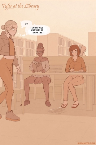 hentai Tyler at the library Part.1